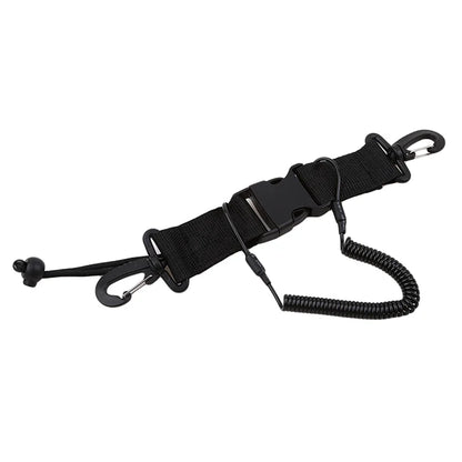 Scuba Diving Dive Canoe Camera Lanyard with Quick Release Buckle and Clips for Under Kayaking Swimming Sports Accessories