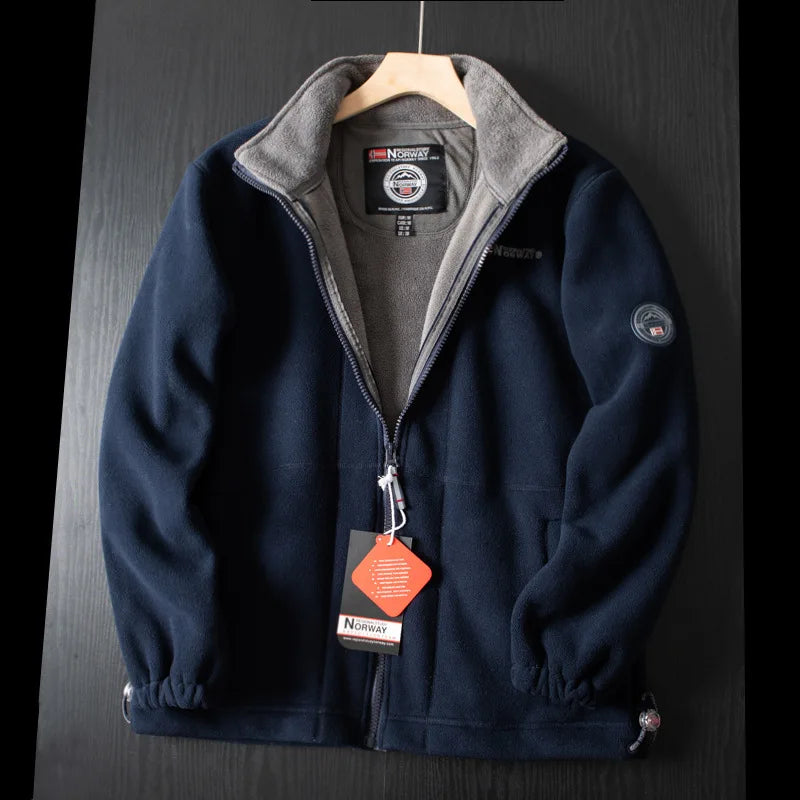 Winter Thermal Fleece Jackets For Men Hiking Climbing Coat Fishing Field Jacket Hunting Camping Jackets Windbreaker Sportswear