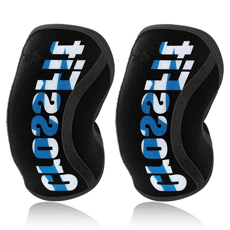Crossfit Knee Pads Compression 7mm Neoprene Sports Knee Brace Squat Weightlifting Pressured Knee Sleeve Women Men Teens Custom