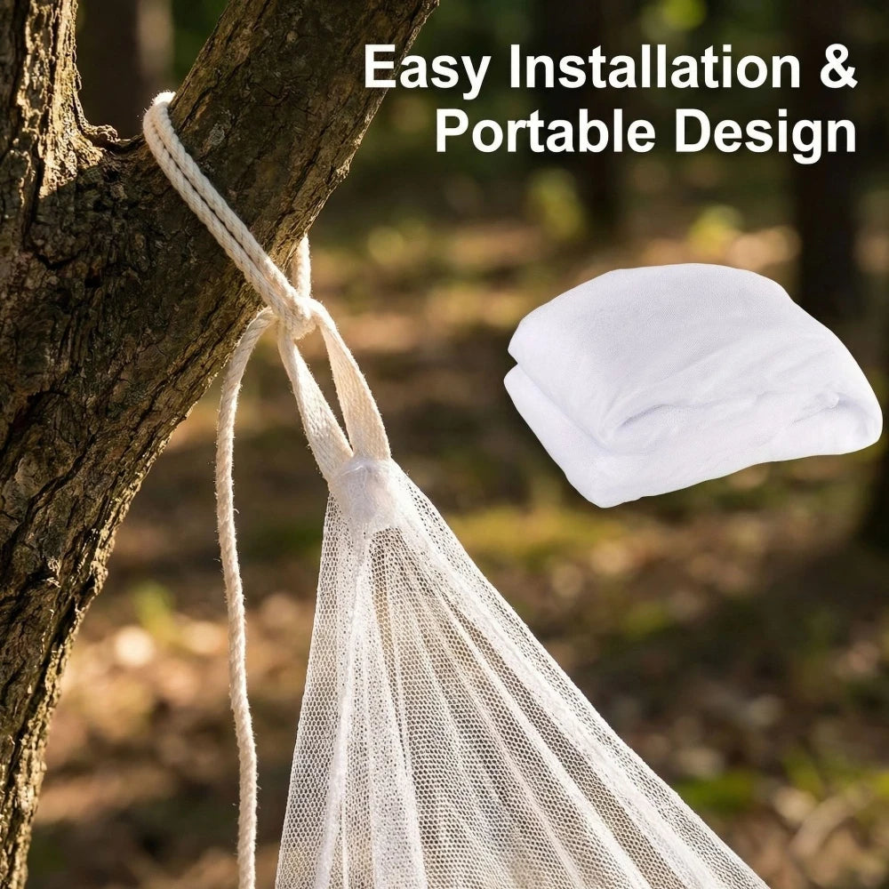Breathable Portable Camping Mosquito Net 300x300x250cm Large Outdoor Travel Mosquito Insect Proof Tent White Black Zanzariera