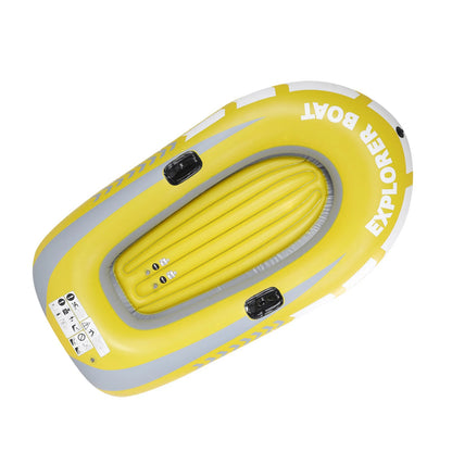 Inflatable Kayak Canoe Made Of High Quality PVC Material Can Accommodate Two Adults At The Same Time Load Capacity Up To 90 Kg