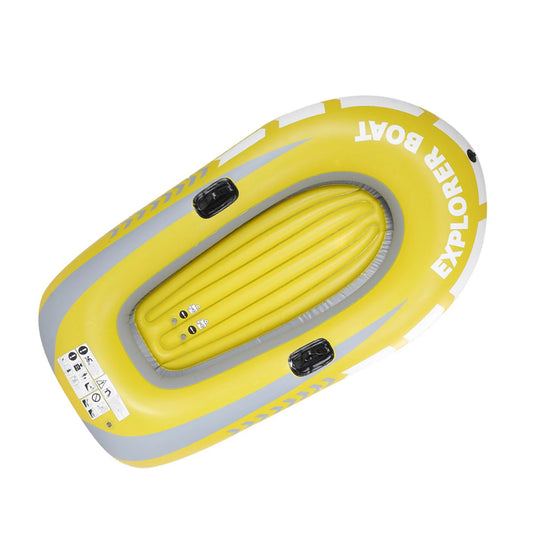 Inflatable Kayak Canoe Made Of High Quality PVC Material Can Accommodate Two Adults At The Same Time Load Capacity Up To 90 Kg