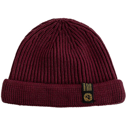 New Men Outdoor Skull Cap Fashion Short Melon Winter Dandy Hats Sailor Style Landlord Hats For Men Autumn Short Beanie Cap