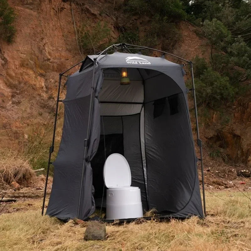 Automatic Speed Opening Single Tent Outdoors Portable Toilet Take Bath Change Clothes Windproof Multifunction Tents Ventilate