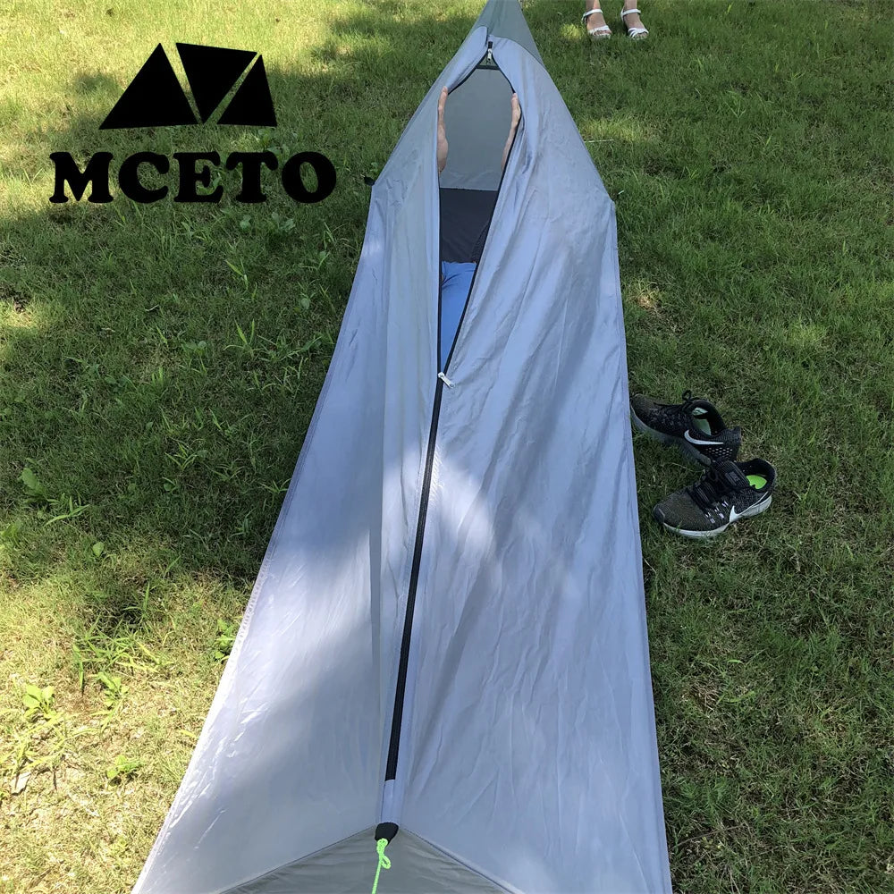 One person Sleeping Bag Tent Rodless Pocket Ultralight Backpacking Outdoor Camping Sleeping Mesh Tent Inside Tent Mosquito Net