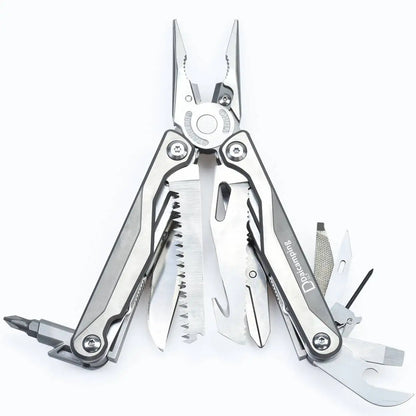 Daicamping DL7 Titanium Alloy Handle Outdoors Multi-tools Clamp Folding Knife EDC Combination Multi Tools Pliers Knives