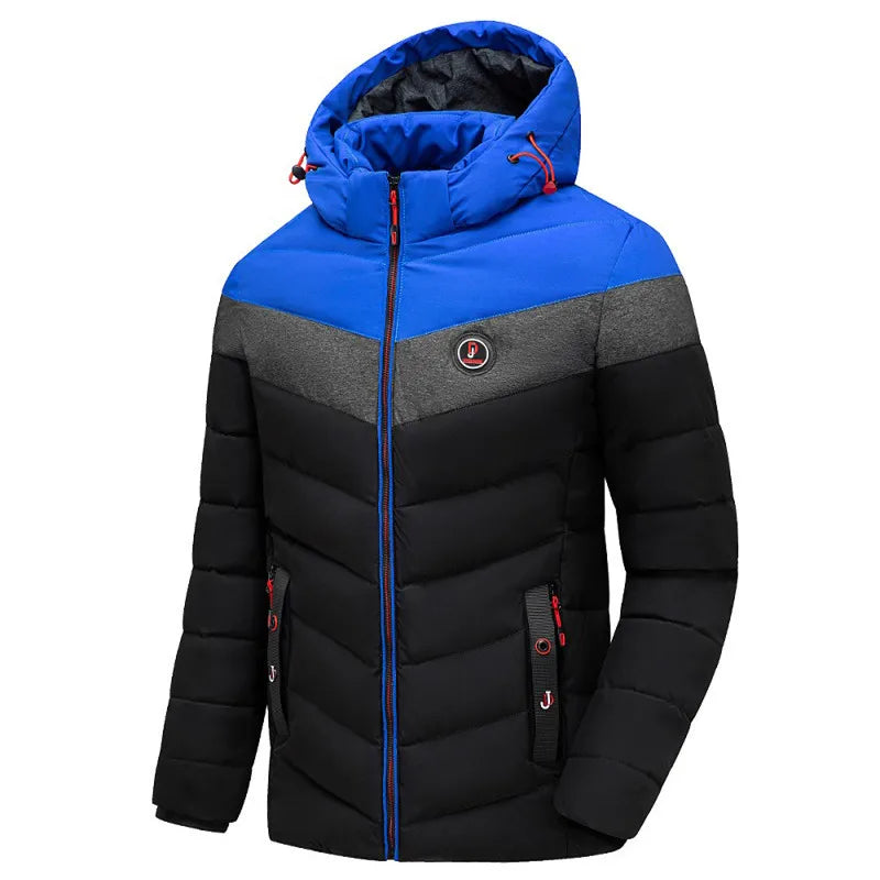 Men's Fashion Windbreaker Winter Parka Male Jacket Overcoat Autumn Coat Windproof Streetwear Casual Warm Hombre New Outdoors