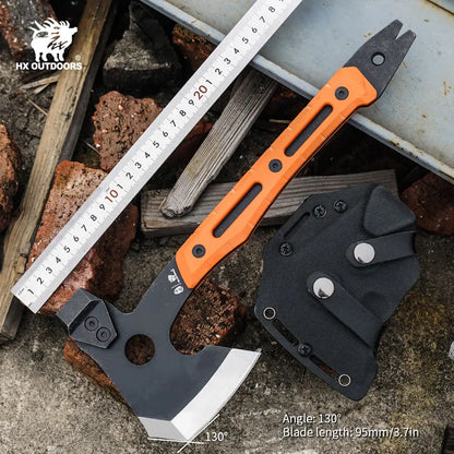 HX Outdoors New Tactical Axe ,multi-purpose Cool Camping Axe ,Fire Rescue Jungle Adventure Axe,Self-defense Tool Dropshipping