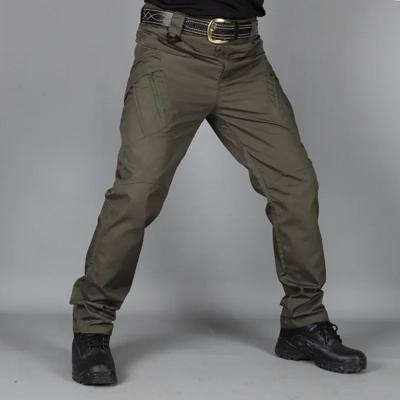 Tactical Pants Men Multi-Pocket Outdoor Cargo Pants Combat Trousers Men's Wear-Resistant Hiking Work Trousers Male