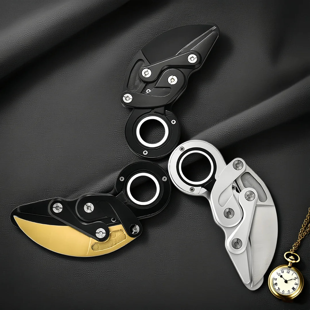 Unique structure and exquisite blade, EDC personalized folding knife, camping and hiking portable pocket knife, tool