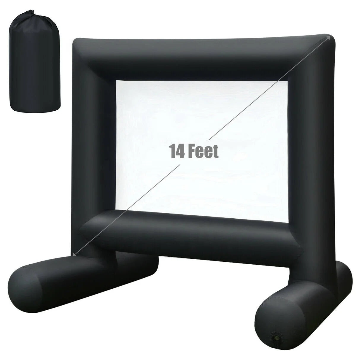 Inflatable Movie Screen  Projector Projection Movie Cinema Screen for Home Party Backyard Stadium Park Outdoor
