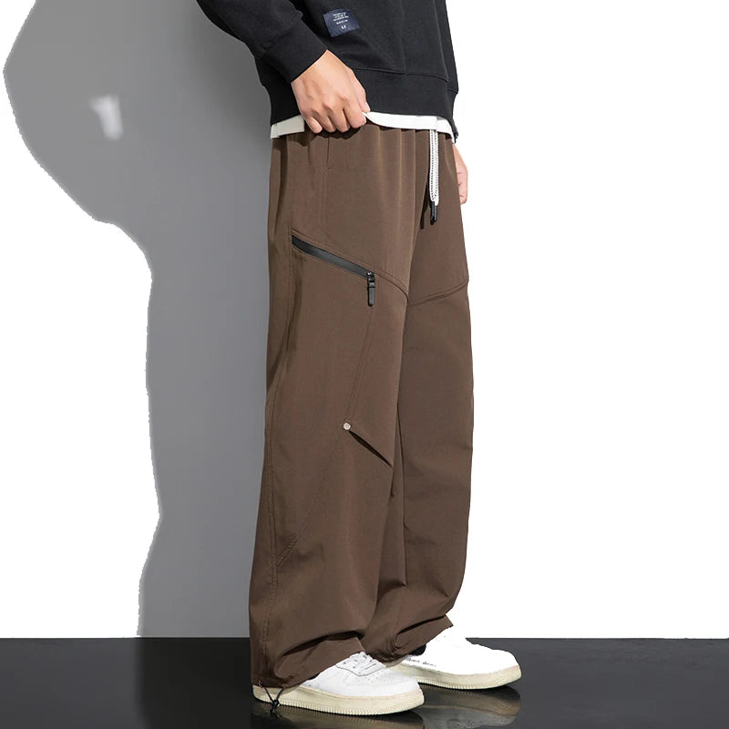 CHRLCK Men's Waterproof Hiking Pants Quick Drying Fashion Cargo Pants Breathable Trousers Fishing Camping Outdoor Sport Pants