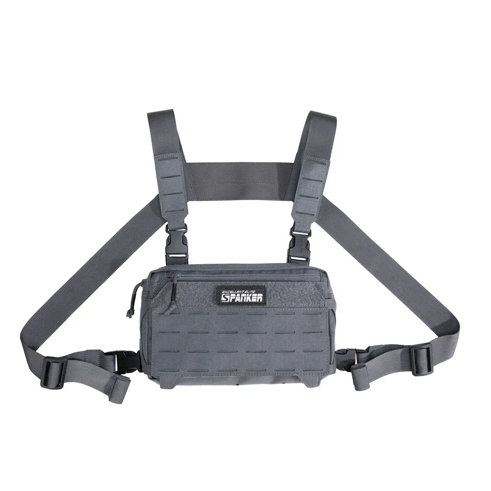 Tactical Chest Bags Hunting Vest Outdoor Camping Shoulder Backpack Men Motorcycle Bag Cycling Climbing Belly Fanny Pack Bike