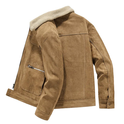 Men's Cotton Lamb Wool Jacket Trend Casual Outdoors Styles Men's Clothing Warm Coat Men Windbreak Autumn Winter Brand Jackets