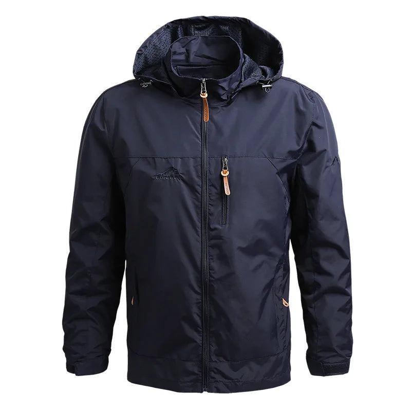 Mens Waterproof Field Jacket Fishing Hiking Jackets Climbing Coat Tactical Trekking Jacket Softshell Windbreaker Hunting Clothes