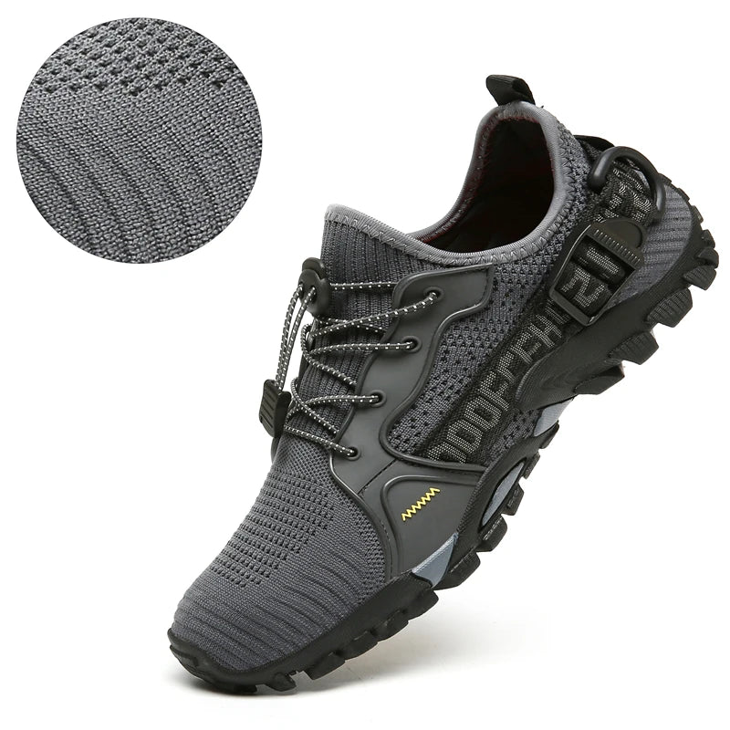 New Mesh Breathable Hiking Shoes Size 36-47 Mens Sneakers Outdoor Trail Trekking Mountain Climbing Sports Shoes for Male