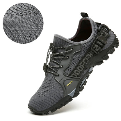 New Mesh Breathable Hiking Shoes Size 36-47 Mens Sneakers Outdoor Trail Trekking Mountain Climbing Sports Shoes for Male