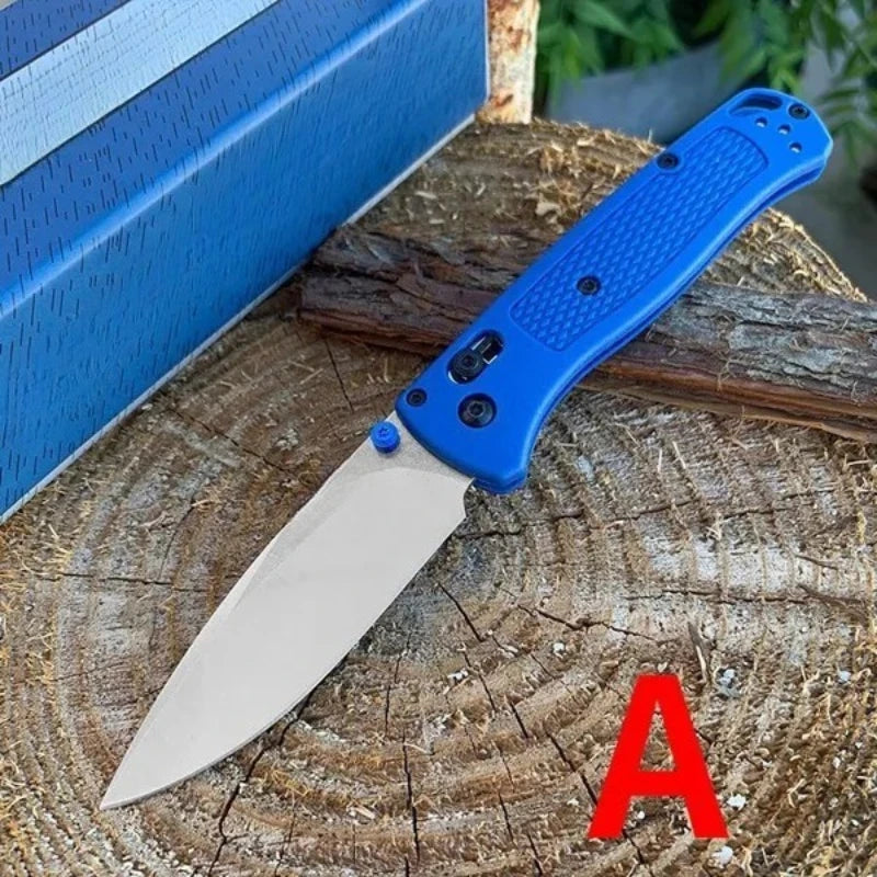 535 Bugout 15080 Knives Hunt Crooked River 4.00\ S30V Clip Point Blade Gray G10 Handle Outdoor Hiking Hunting Knife Gift for Men