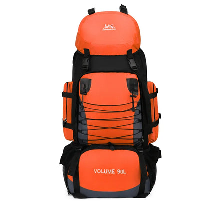 Molle 90L Outdoor Mountaineering Waterproof Rucksack Bag Sports Double Shoulder Bag Casual Hiking Travel Tactical Backpack