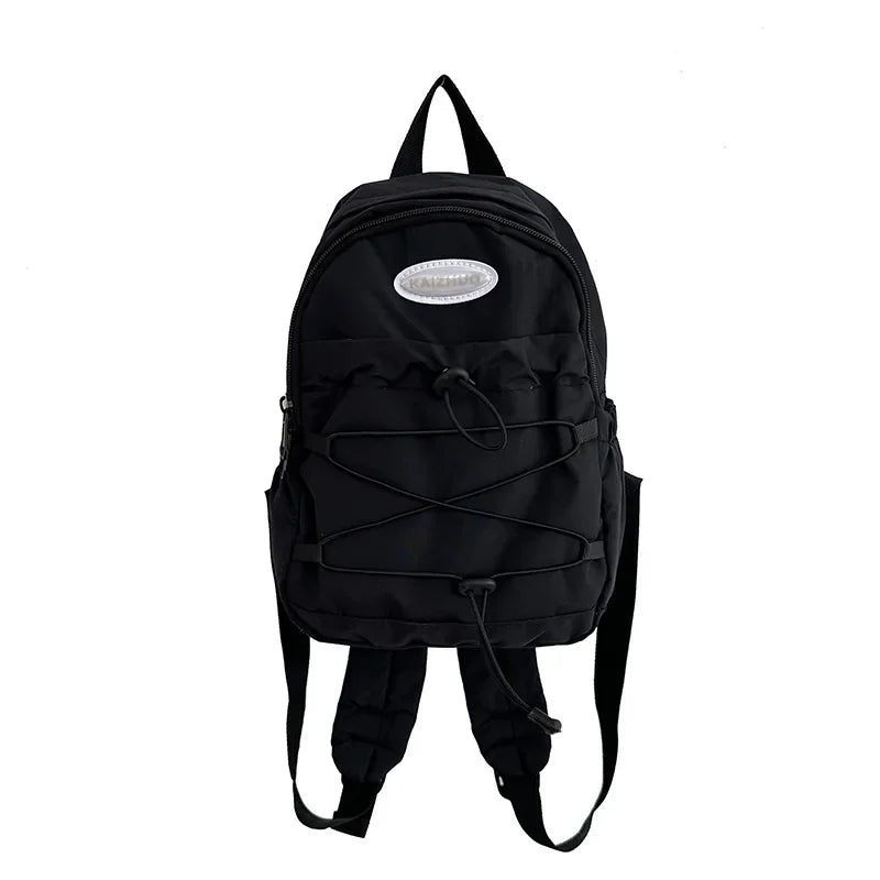 Korean Backpack for Girls 2025 New in Small Canvas Rucksack Women Students High Quality Mini Female Backpacks Outdoors Travel