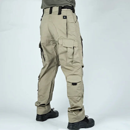Tactical Pants Men Multi-Pocket Outdoor Cargo Pants Combat Trousers Men's Wear-Resistant Hiking Work Trousers Male