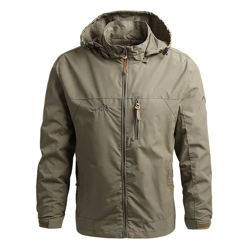 Mens Waterproof Field Jacket Fishing Hiking Jackets Climbing Coat Tactical Trekking Jacket Softshell Windbreaker Hunting Clothes