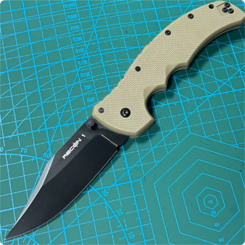 Utility Outdoor Survival Camping knife Tanto Nylon Handle Hiking fishing Hand Tool Sharp Portable Pocket EDC Folding knife