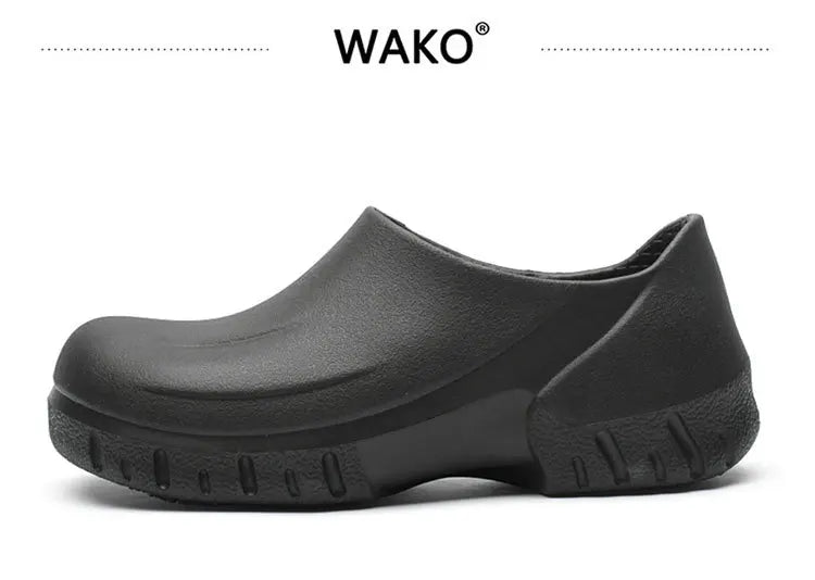 New Men's Chef Kitchen Working Slippers Non-slip Waterproof Oil-proof Shoes Rubber Rain boots for Men and Women Unisex Sandals