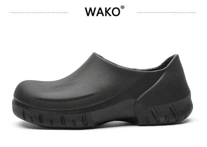 New Men's Chef Kitchen Working Slippers Non-slip Waterproof Oil-proof Shoes Rubber Rain boots for Men and Women Unisex Sandals