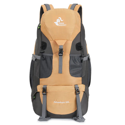 High Quality Brand FREE KNIGHT Outdoor 50L Backpack Double Shoulder Bag Women's Hiking Sports Travel Camping Bag Men's Backpacks