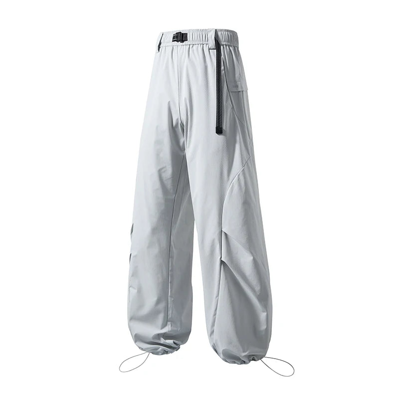 CHRLCK Men's Waterproof Hiking Cargo Pants Breathable Fashion Cargo Pants Autumn Trousers Fishing Camping Pants Women