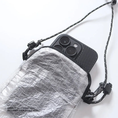 9g Ultralight UHMWPE DCF Fabric Crossbody Bag - Shoulder Bag For Cycling/Camping/Hiking Outdoor Backpacking Gear
