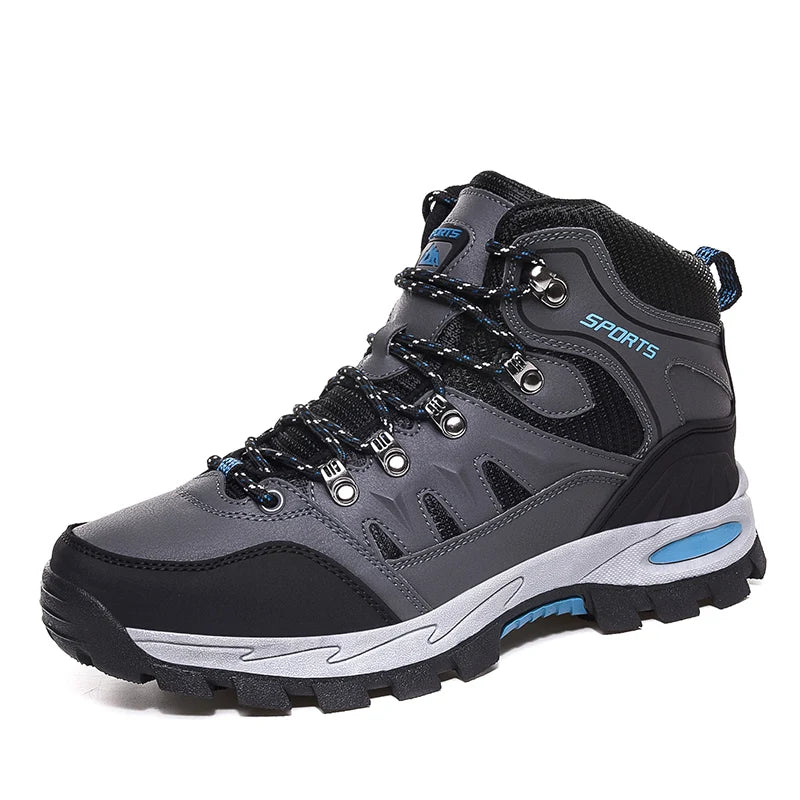 New Men's Hiking Shoes women Mountain Climbing Sneaker Wear-resistant Trekking Walking Sneakers winter plush Fashion Couple Shoe