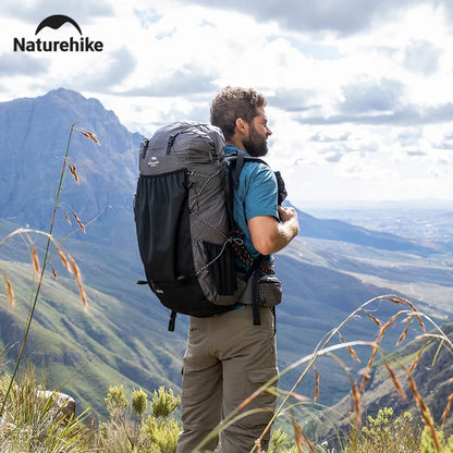 Naturehike 45L Camping Backpack Large Capacity Rainproof Travel Bag Ultralight Ergonomic Trekking Bag Outdoor Hiking Backpack
