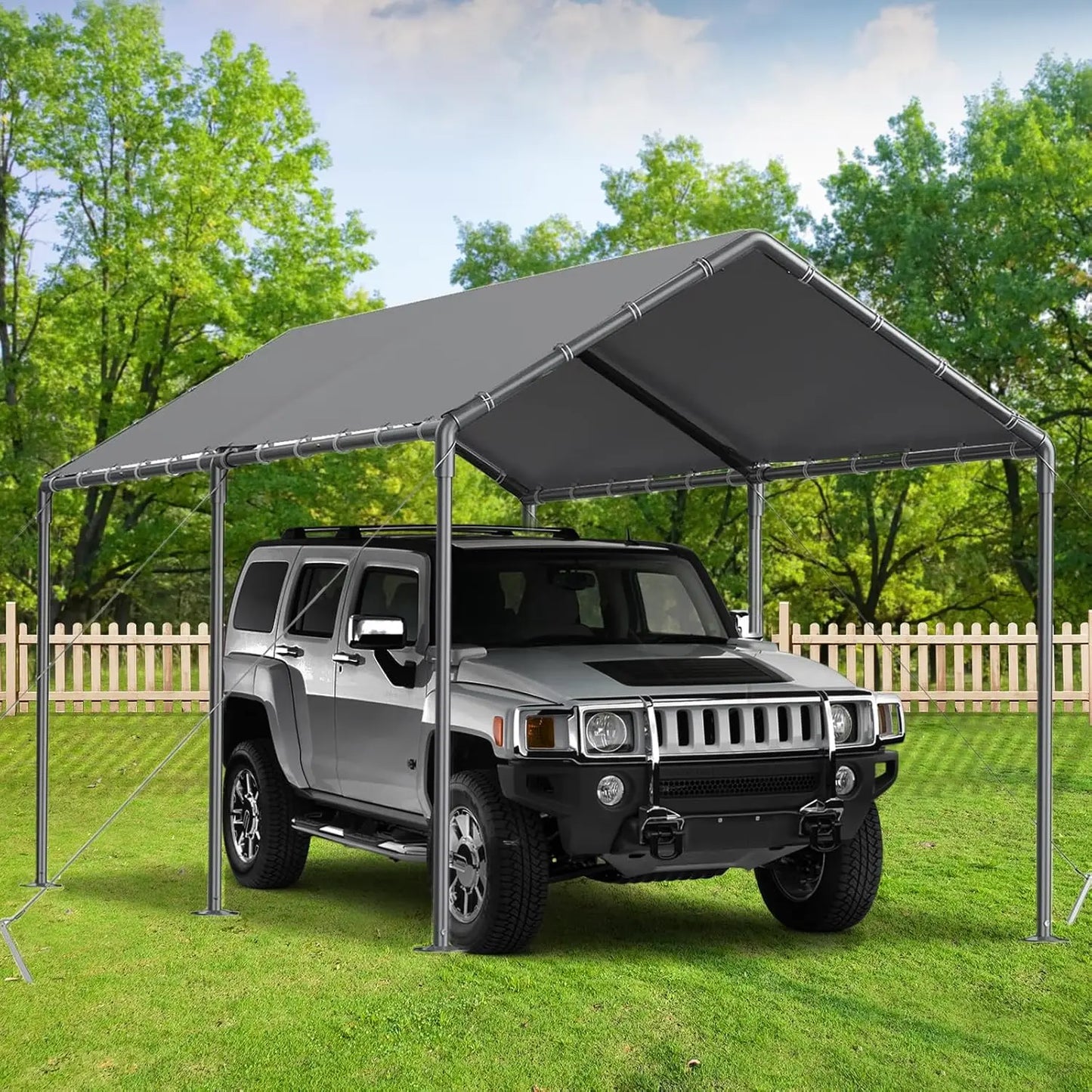10x20ft Heavy Duty Carport Portable Garage Canopy Storage Shed All-Season UV Water Resistant Outdoor Party Tent, Customized