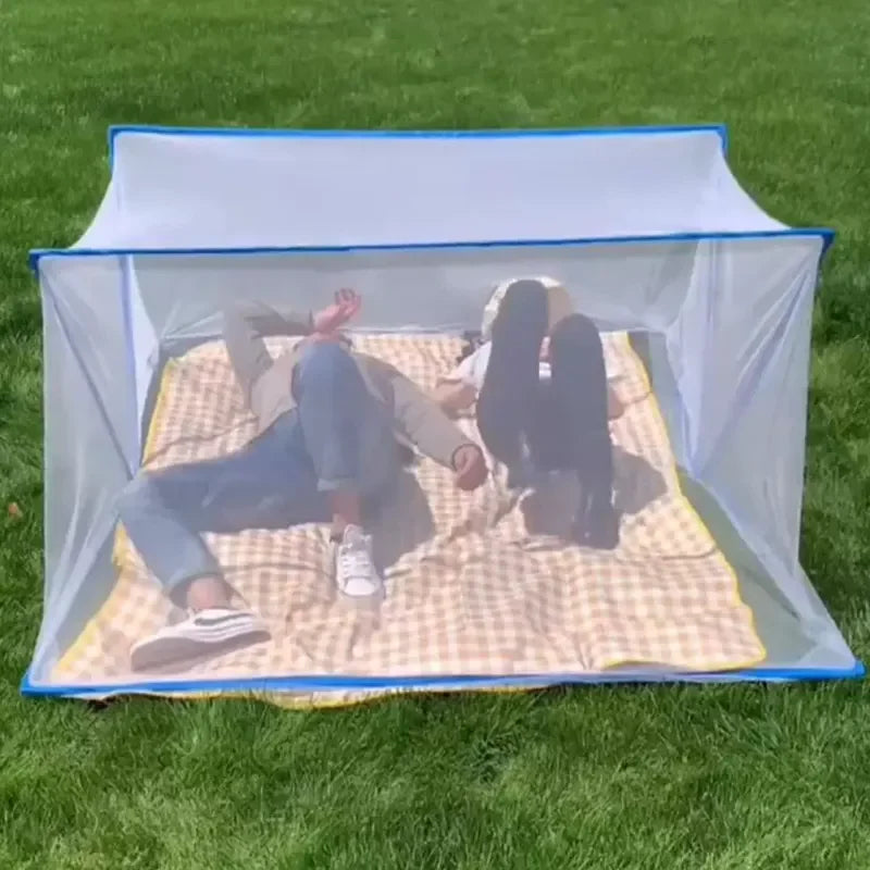 Pop Up Mosquito Net Portable Foldable - No Installation 3s Auto Setup for Student Dormitory/Camping Travel/Home Bed Ultra Light