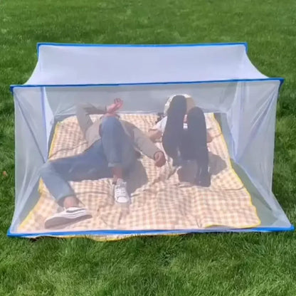 Pop Up Mosquito Net Portable Foldable - No Installation 3s Auto Setup for Student Dormitory/Camping Travel/Home Bed Ultra Light