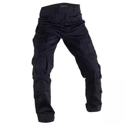 Summer Outdoors Tactical Set Men Thin Quick Drying Combat Training Uniform Camo Patchwork Tops+Multi Pocket Cargo Pants Suit