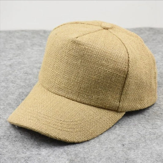 Linen Baseball Cap Dad Summer Outdoors Sun Caps Women Casual Sport Hat Big Head Men Oversize Large Trucker Hats 57-65cm