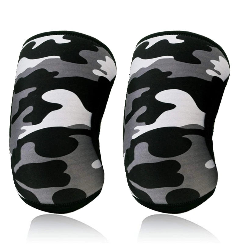 Crossfit Knee Pads Compression 7mm Neoprene Sports Knee Brace Squat Weightlifting Pressured Knee Sleeve Women Men Teens Custom