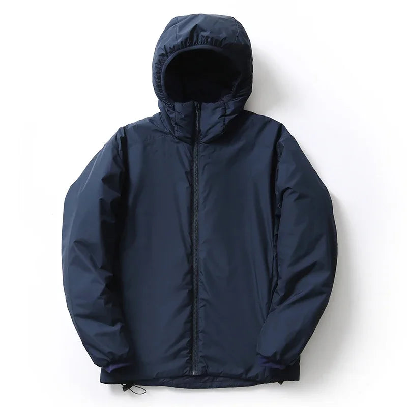 Harajuku Designer Men's Plus Size Winter Hooded Coat: Waterproof, Warm & Windproof for Outdoor Hiking, Skiing, Safari & Work