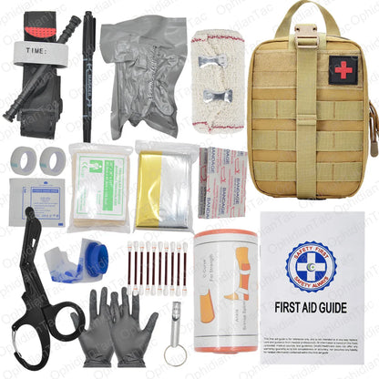 17 Pieces Outdoor Camping Emergency Equipment Wilderness Supplies Survival Tool Set Multi-Function First Aid Kit