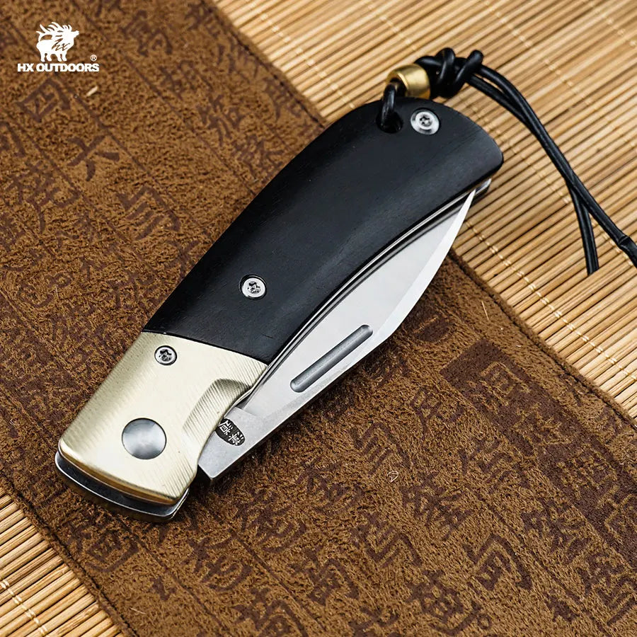 NEW HX Outdoors Class Folding Knife, Pocket Knife,Survival Hunting Knives,Rescue Cool Camping Knife Edc Tool Dropshipping