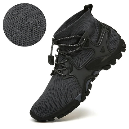 New Mesh Breathable Hiking Shoes Size 36-47 Mens Sneakers Outdoor Trail Trekking Mountain Climbing Sports Shoes for Male