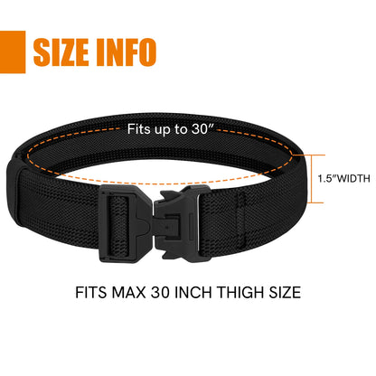 KRYDEX Tactical Thigh Strap Magnet Quick Release Buckle 1.5inch Elastic Leg Strap Belt Drop Holster Outdoors Hunting Accessories
