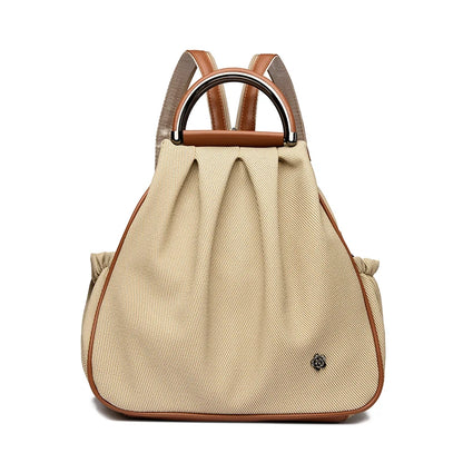 Women Large Capacity Nylon Lightweight Travel Bag Teenager Girls Backpack Anti-Theft Design for Hiking Commuting School Backbag