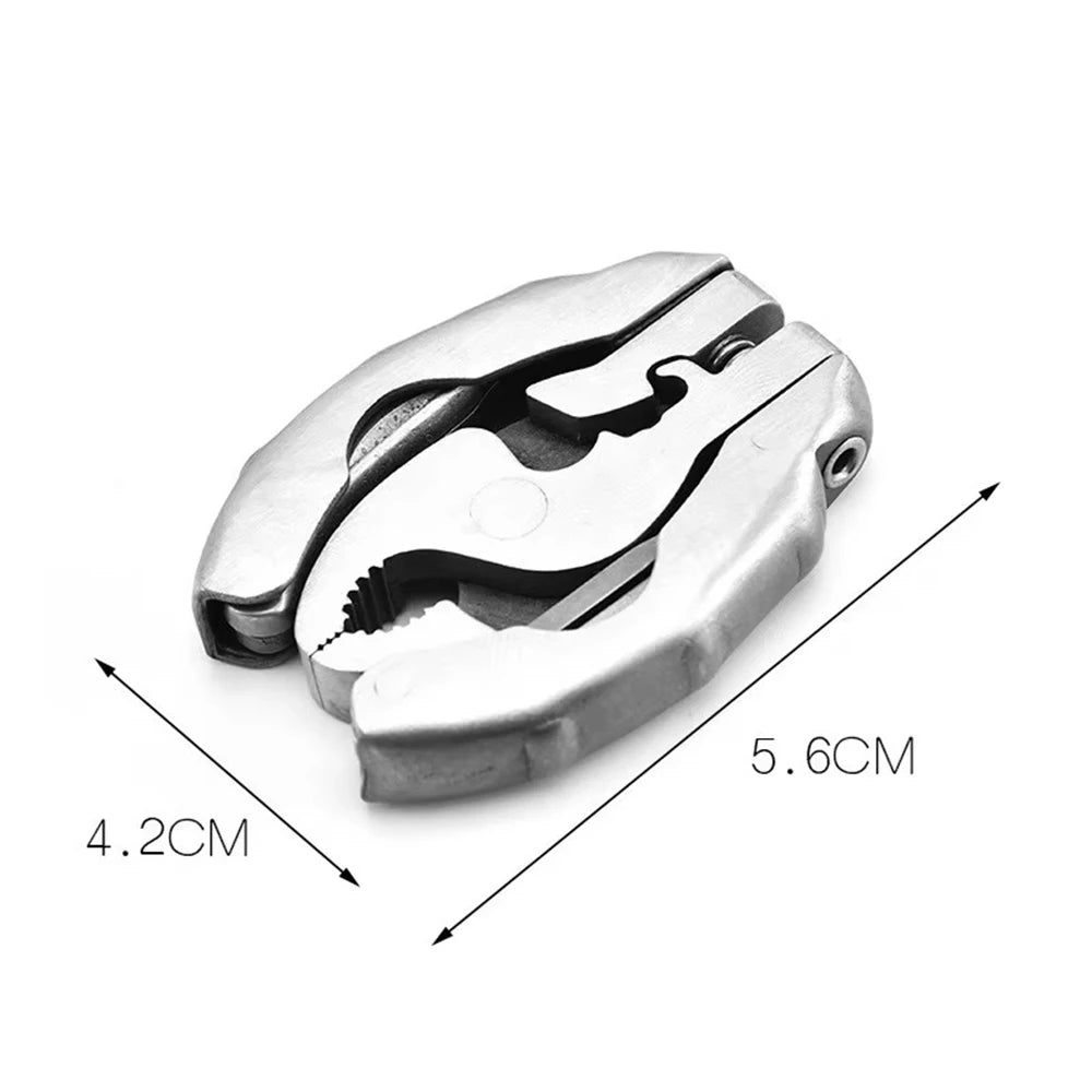 Multifunction Outdoor pliers Folding Plier Mini Stainless Steel Folding Screwdriver Portable Camping Tools Hiking Accessories
