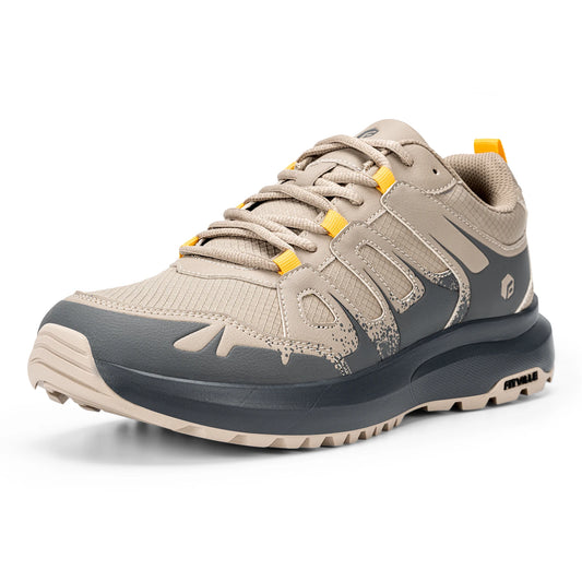 Fittington Hiking Shoes Water Repellent Wide Men Sneakers Trekking Trails Cushioning Walking Climbing Shoes for Men Lightweight