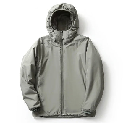 Harajuku Designer Men's Plus Size Winter Hooded Coat: Waterproof, Warm & Windproof for Outdoor Hiking, Skiing, Safari & Work