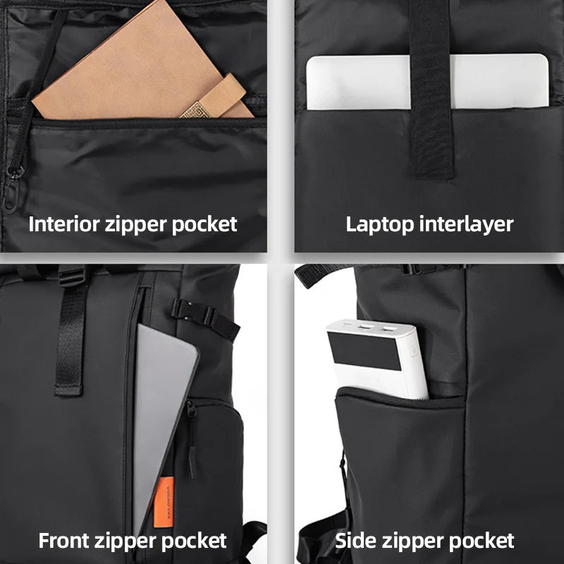 Men's Backpacks Travel Shoulder Bag Outdoor Climbing Hiking Rucksack Multi-purpose Computer Pack Large College Weekend Schoolbag